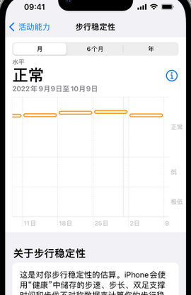 下陆iPhone手机维修如何在iPhone开启'步行稳定性通知'
