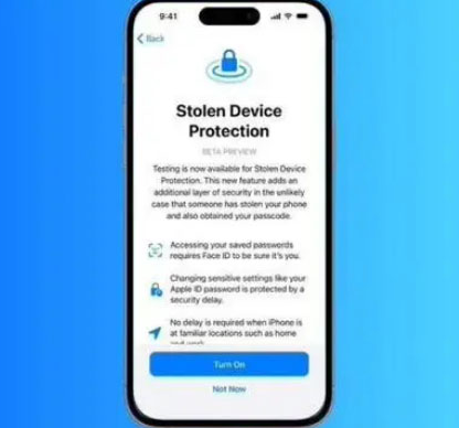 下陆苹果授权维修店分享被盗设备保护功能开启方法 